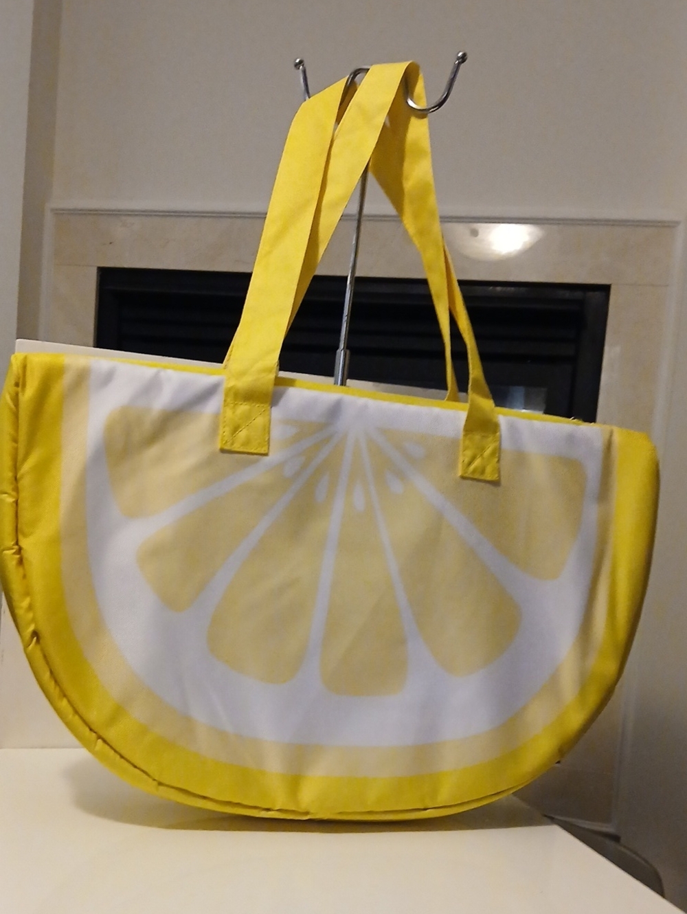 Old Navy Yellow and White Lemon Slice Tote NWT
